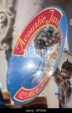 Bournemouth, Dorset, UK 23. Mai 2015. Reflexionen von Bournemouth - akustische Jass, traditionellen jazz-Band, kommt zu Bournemouth Credit: Carolyn Jenkins/Alamy Live News Stockfoto