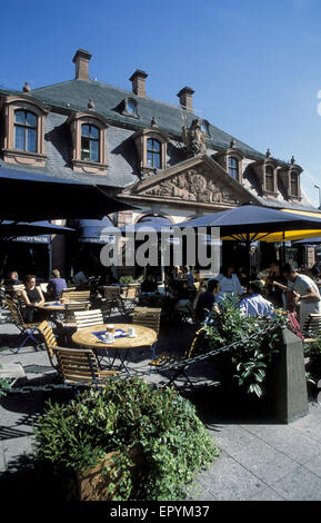 DEU, Deutschland, Hessen, Frankfurt, Cafe Hauptwache.  DEU, Deutschland, Hessen, Frankfurt am Main, Cafe Hauptwache. Stockfoto