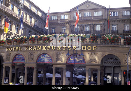 DEU, Deutschland, Hessen, Frankfurt, Steigenberger Hotel Frankfurter Hof.  DEU, Deutschland, Hessen, Frankfurt am Main, Steigenberge Stockfoto