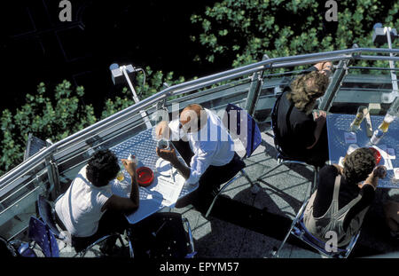 DEU, Deutschland, Hessen, Frankfurt, Les Facetten, Dachterrasse der Zeilgalerie, Einkaufszentrum.  DEU, Deutschland, Hessen, Frankfur Stockfoto