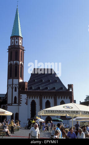 DEU, Deutschland, Hessen, Frankfurt, Nikolai Kirche an der Nicolaikirche Quadrat.  DEU, Deutschland, Hessen, Frankfurt am Main, Nikolaiki Stockfoto