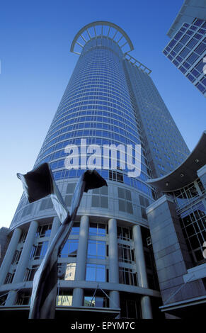 DEU, Deutschland, Hessen, Frankfurt, Westendtower, High-Rise Gebäude der DZ Bank, Krone Hochhaus, Westendstreet 1.  DEU, Deut Stockfoto