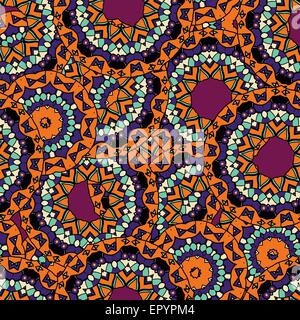 Stilisierte Hand gezogenen ethnischen nahtlose Muster Stock Vektor