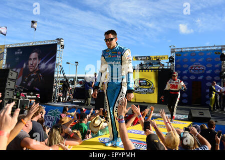 2014 Ford Meisterschaft Wochenende - pre-Race-Zeremonien für die NASCAR Sprint Cup Series Ford EcoBoost 400 mit: Aric Almirola, Fahrer des #43 Smithfield Foods Ford wo: Homestead Miami, Florida, USA bei: Kredit-17. November 2014: Johnny Louis/WENN.com Stockfoto