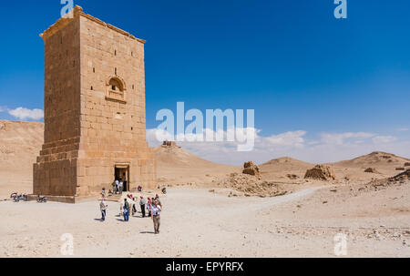 Ein Palmyrian Turm Grab Stockfoto