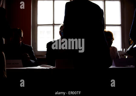 Andy McNab an literarischen Oldie Mittagessen 19.05.15 Stockfoto