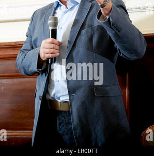 Andy McNab an literarischen Oldie Mittagessen 19.05.15 Stockfoto