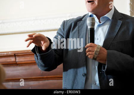 Andy McNab an literarischen Oldie Mittagessen 19.05.15 Stockfoto