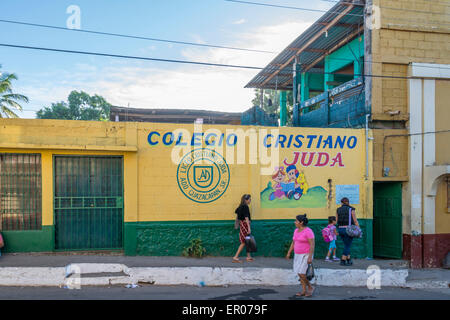 Christliche Schule in Guazacapan Guatemala Stockfoto