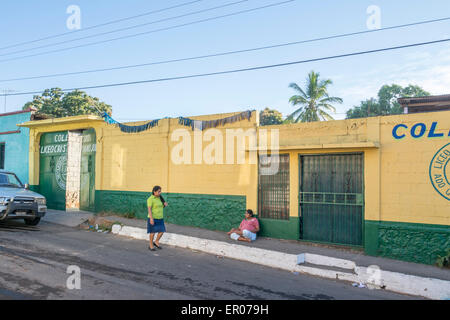 Christliche Schule in Guazacapan Guatemala Stockfoto