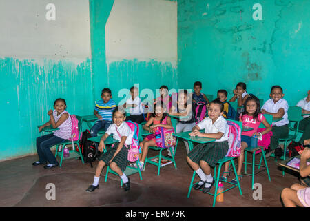 Christliche Schule in Guazacapan Guatemala Stockfoto