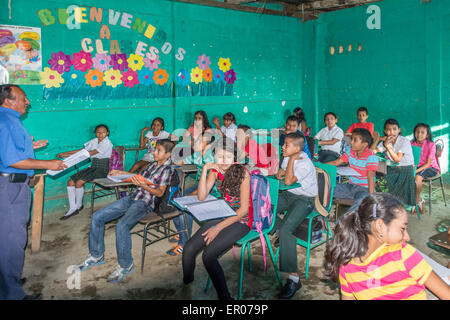 Christliche Schule in Guazacapan Guatemala Stockfoto