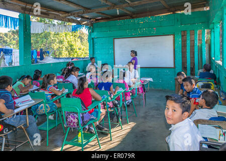 Christliche Schule in Guazacapan Guatemala Stockfoto