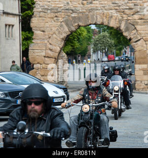 Fahrrad-Rallye in Lincoln Stockfoto