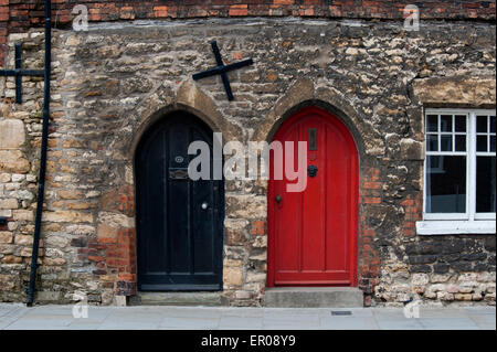 Alte Türen Stockfoto