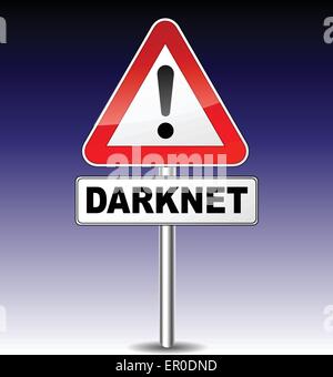 Illustration der Darkweb anmelden Nacht Hintergrund Stock Vektor