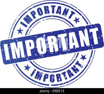 Illustration des blauen patentierte Stempel auf weißem Hintergrund Stock Vektor