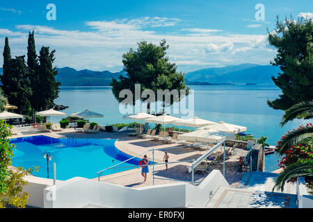 Ein Ferienort auf der Insel Lefkada, Griechenland Stockfoto