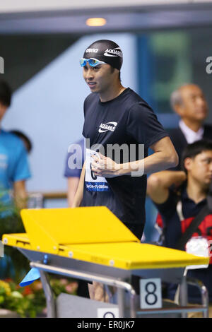 Tokio, Japan. 22. Mai 2015. Kosuke Kitajima Schwimmen: Japan Open 2015 Herren 100m Brustschwimmen Finale am internationalen Pool Tatsumi in Tokio, Japan. © Yohei Osada/AFLO SPORT/Alamy Live-Nachrichten Stockfoto