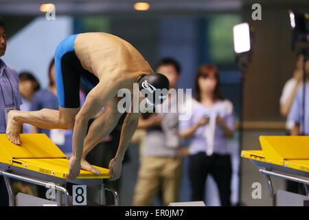 Tokio, Japan. 22. Mai 2015. Kosuke Kitajima Schwimmen: Japan Open 2015 Herren 100m Brustschwimmen Finale am internationalen Pool Tatsumi in Tokio, Japan. © Yohei Osada/AFLO SPORT/Alamy Live-Nachrichten Stockfoto