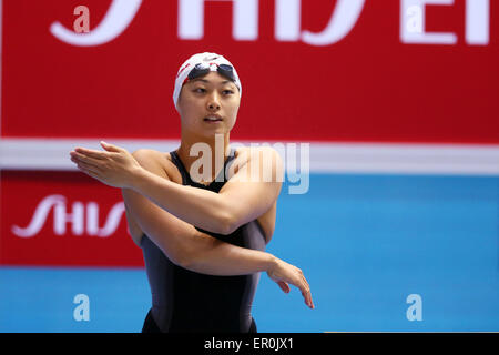 Tokio, Japan. 22. Mai 2015. Satomi Suzuki Schwimmen: Japan Open 2015 Frauen 100m Brustschwimmen Finale am internationalen Pool Tatsumi in Tokio, Japan. © Yohei Osada/AFLO SPORT/Alamy Live-Nachrichten Stockfoto