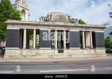 Tower Hill Memorial gewölbten Korridor Trinity Square City Of London UK Stockfoto