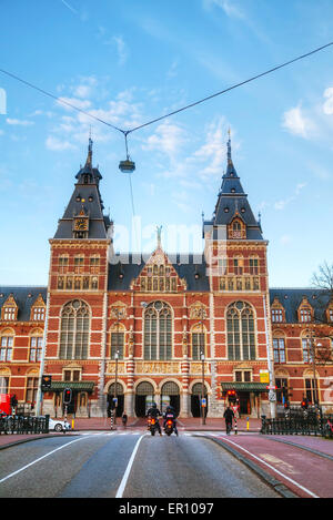 AMSTERDAM - APRIL 16: Niederlande national Museum am 16. April 2015 in Amsterdam. Stockfoto