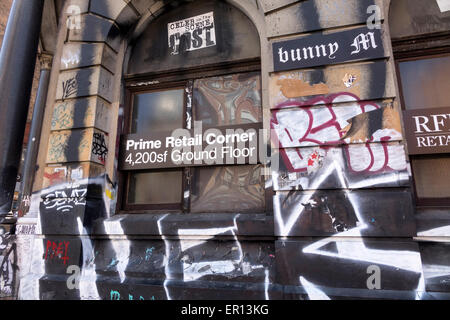 Jay Maisels ehemaligen Wohnhaus und Atelier verkauft an Entwickler Aby Rosen im Jahr 2015, die ehemalige Germania Bank 190 Bowery Stockfoto