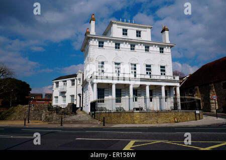 SOLENT HAUS. EX-SOUTHAMPTON UNIVERSITY AIR SQUADRON HAUPTQUARTIER. Stockfoto