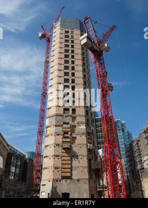 Der alte Londoner Börse abgebaut in der City of London Stockfoto