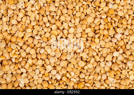 getrocknete Erbsen Textur Stockfoto