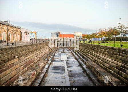 Clarendon Trockendock, Belfast Stockfoto