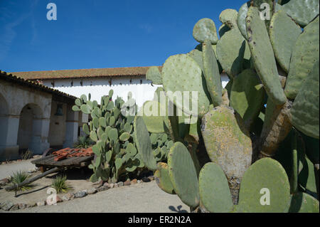 Die historische Mission San Miguel Arcángel, San Miguel CA Stockfoto