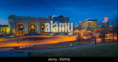 Kansas City (oft als K.C) ist die bevölkerungsreichste Stadt im US-Bundesstaat Missouri. Stockfoto