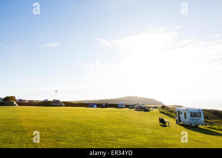 Pembrokeshire, Wales, UK. 24. Mai 2015. Schöne Landschaft an der walisischen Küste. Bildnachweis: Dave Stevenson/Alamy Live-Nachrichten Stockfoto