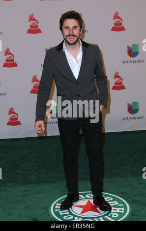 2014 Latin Grammy Awards mit Ankünfte: Juan Pablo Vega wo: Las Vegas, Nevada, Vereinigte Staaten, wann: 21. November 2014 Kredit: Judy Eddy/WENN.com Stockfoto