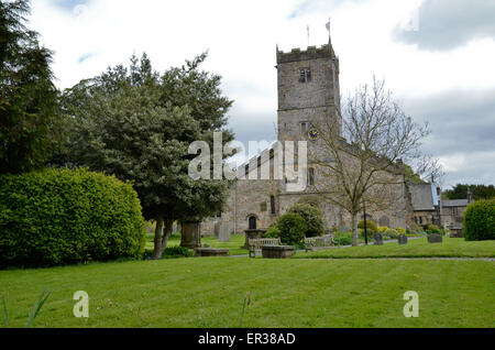 St.-Marien Kirche in Kirkby Lonsdale in Cumbria Stockfoto