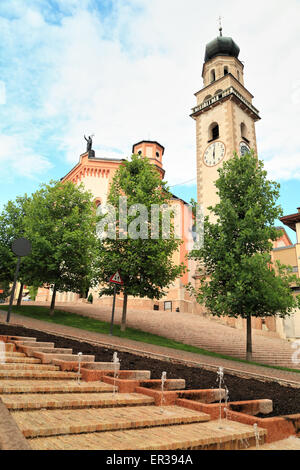 Kirche des Heiligen Redeeme, La Chiesa Barockkirchen, Levico, Città di Levico Terme Stockfoto