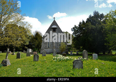 St. Thomas Kirche in Hertfordshire Dorf Perry Green. Stockfoto