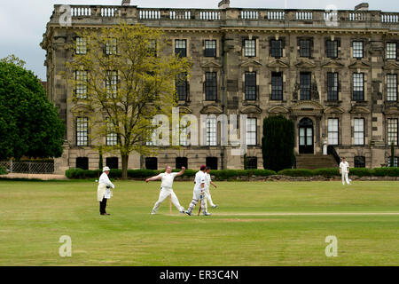 Dorf-Cricket in Stoneleigh, Warwickshire, UK Stockfoto