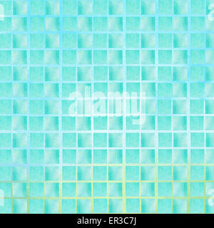 geometrische Drucke auf Wasserfarben Textur - abstrakte grafische Hintergrund Stockfoto