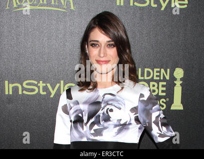 Die Hollywood Foreign Press Association und InStyle feiern die 2015 Golden Globe Award Season abgehaltenen Fig & Olive Melrose Place Featuring: Lizzy Caplan wo: Los Angeles, California, Vereinigte Staaten von Amerika bei: 21. November 2014 Credit: Adriana M. Barraza/WENN.com Stockfoto