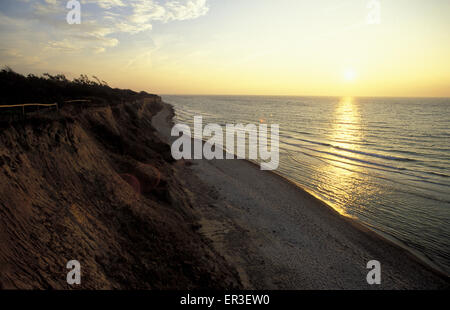 DEU, Deutschland, Mecklenburg-Vorpommern, der Steilküste bei Ahrenshoop an der Ostsee.  DEU, Deutschland, Mecklenburg-Vorp Stockfoto