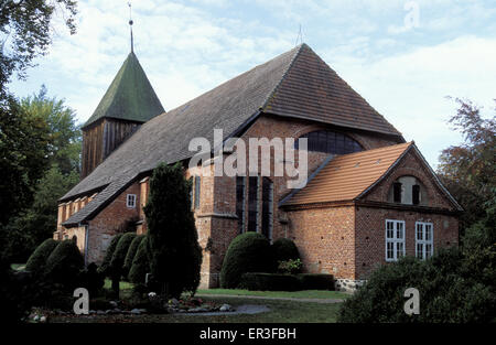 DEU, Deutschland, Mecklenburg-Vorpommern, Halbinsel Darß, Prerow, Seemannskirche.  DEU, Deutschland, Mecklenburg-Vorpommern, Stockfoto