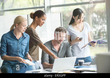Vielfalt am Arbeitsplatz Stockfoto
