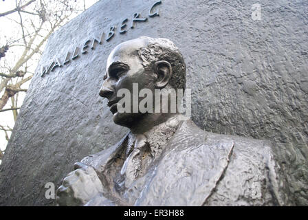 Philip Jackson's Raoul Wallenberg Memorial, Great Cumberland Place, London, UK Stockfoto