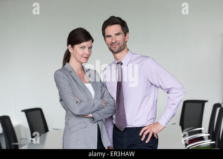 Geschäftspartner, portrait Stockfoto