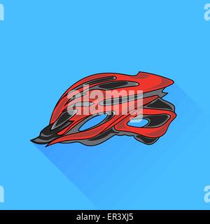 Motorrad-Helm Stock Vektor