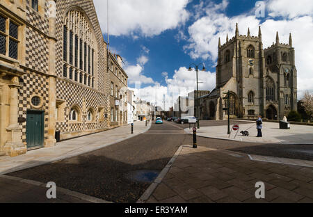 Die historische Stadt von King's Lynn in Norfolk ist ein Hafen, wo die Great Ouse in Wasch- und Links in die Nordsee mündet Stockfoto