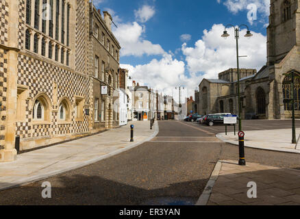 Die historische Stadt von King's Lynn in Norfolk ist ein Hafen, wo die Great Ouse in Wasch- und Links in die Nordsee mündet Stockfoto